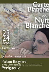 Carte blanche pour nuit blanche Roxane Duraffourg