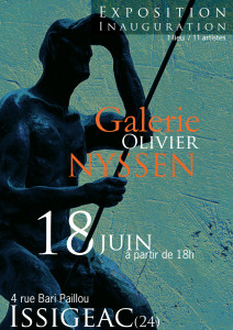 affiche galerie Olivier Nyssen 