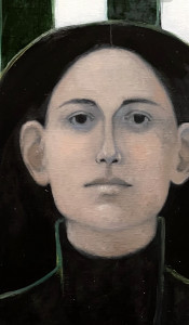 détail, Portrait aux rayures