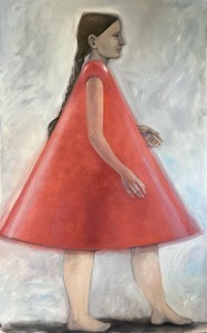 La grande robe rose, 160x100cm, 4000€