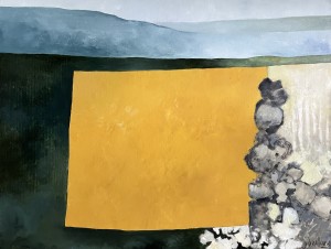 Le grand pré jaune, 89x116cm 