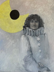 Pierrot, huile sur toile, 116x89cm, 3100€