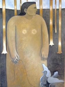 Playing with peace, huile sur toile, 130x97cm, 3600€
