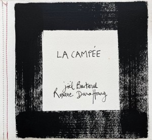 "La Campée", œuvre originale, gouache et encre, 17x17cm 380€/pièce