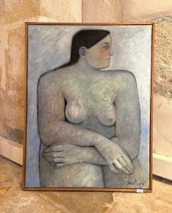 Petit nu assis, 65x50cm 1400€